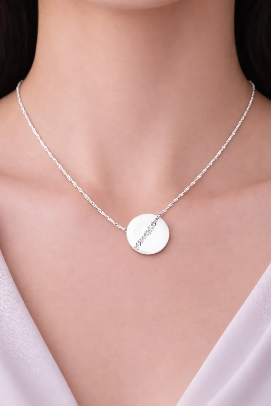 Cadena Singapur de Plata 925 para Mujer 60 cm