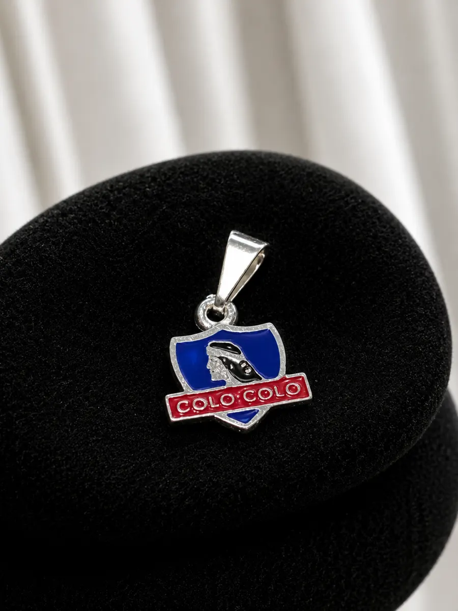 Colgante Colo-Colo Pequeño de Plata 925