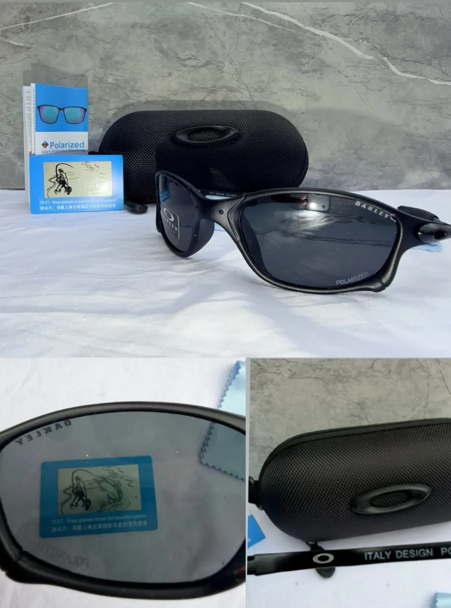 Lentes OKL JUL 133 marco negro lente negro polarizado - foto 2